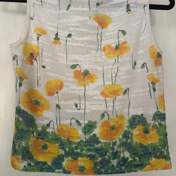 St.John Sport Knit Floral Twin Cardigan Set - Picture 15 of 16